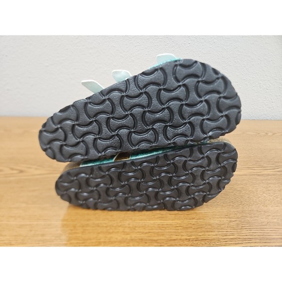 Calceo Women's Buckle Sandals Sz 5.5/6  Euro 36 Green Floral Comfort Shoes Ocean - Picture 5 of 7